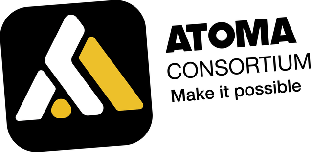 Logo ATOMA Consortium, Make it possible